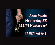 Vistenkarten Motiv White Flower 