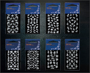 White Flower Sticker Motiv 6