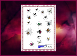 Nail Wraps Spiders 