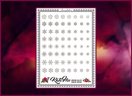 Nail Wraps Snowflake 