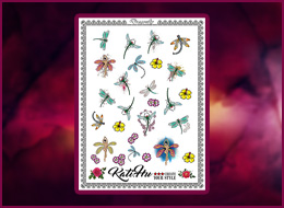 Nail Wraps Dragonfly 