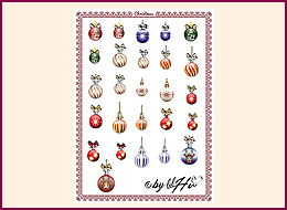 Nail Wraps Christmas Bowls 1 