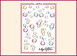 Nail Wraps Seifenblasen 