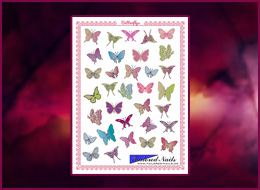 Nail Wraps Butterfly 1 