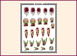 Nail Wraps Stained Glass 1 