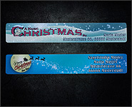 16 Christmas Feilen personalisiert 