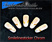 Chrom Smileline Sticker 