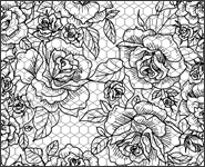 Nail Wraps Lace 9 schwarz