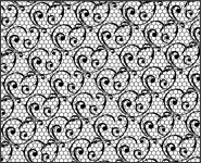 Nail Wraps Lace 11 schwarz