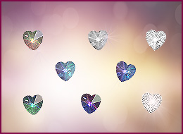 Rhinestone Herz 