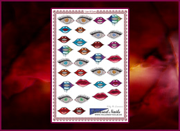 Nail Wraps Eyes & Lips 